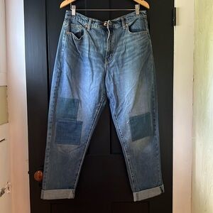 Universal Thread boyfriend patch jeans